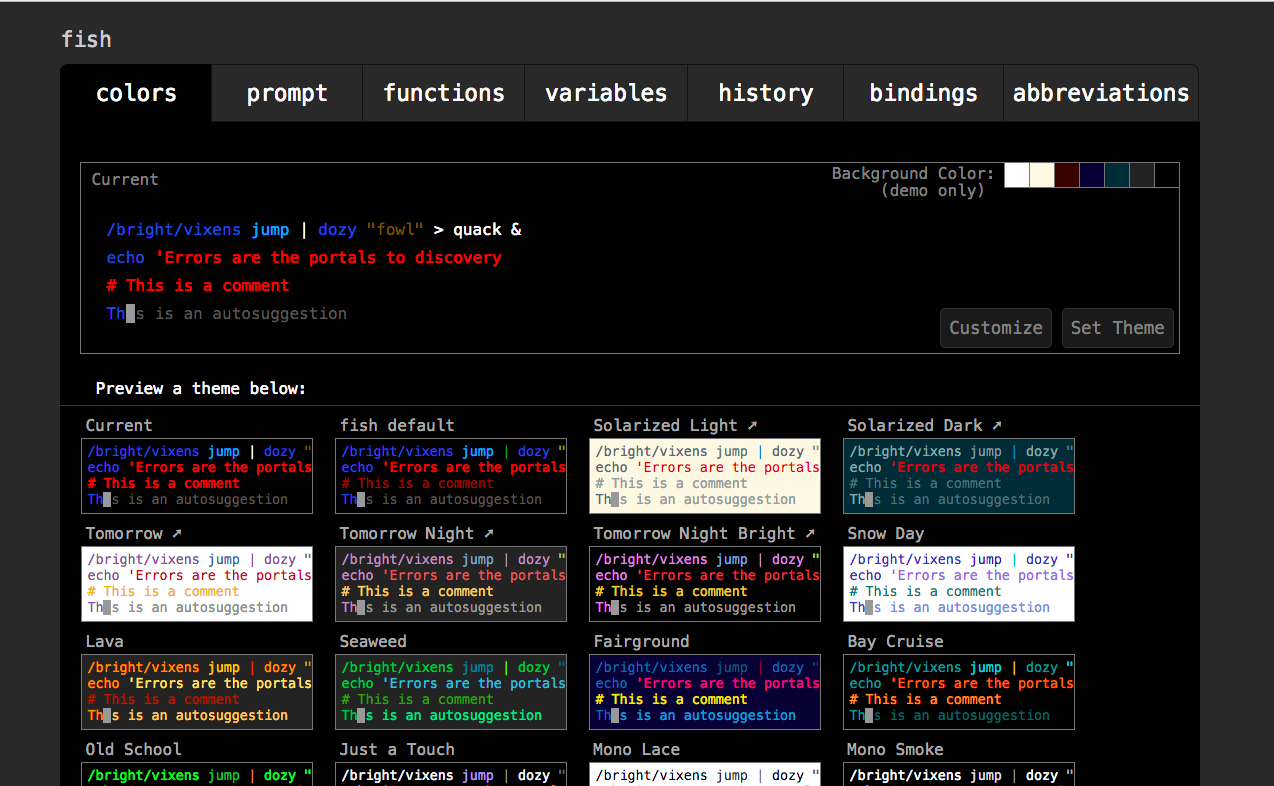 Fish-shell-web-gui
